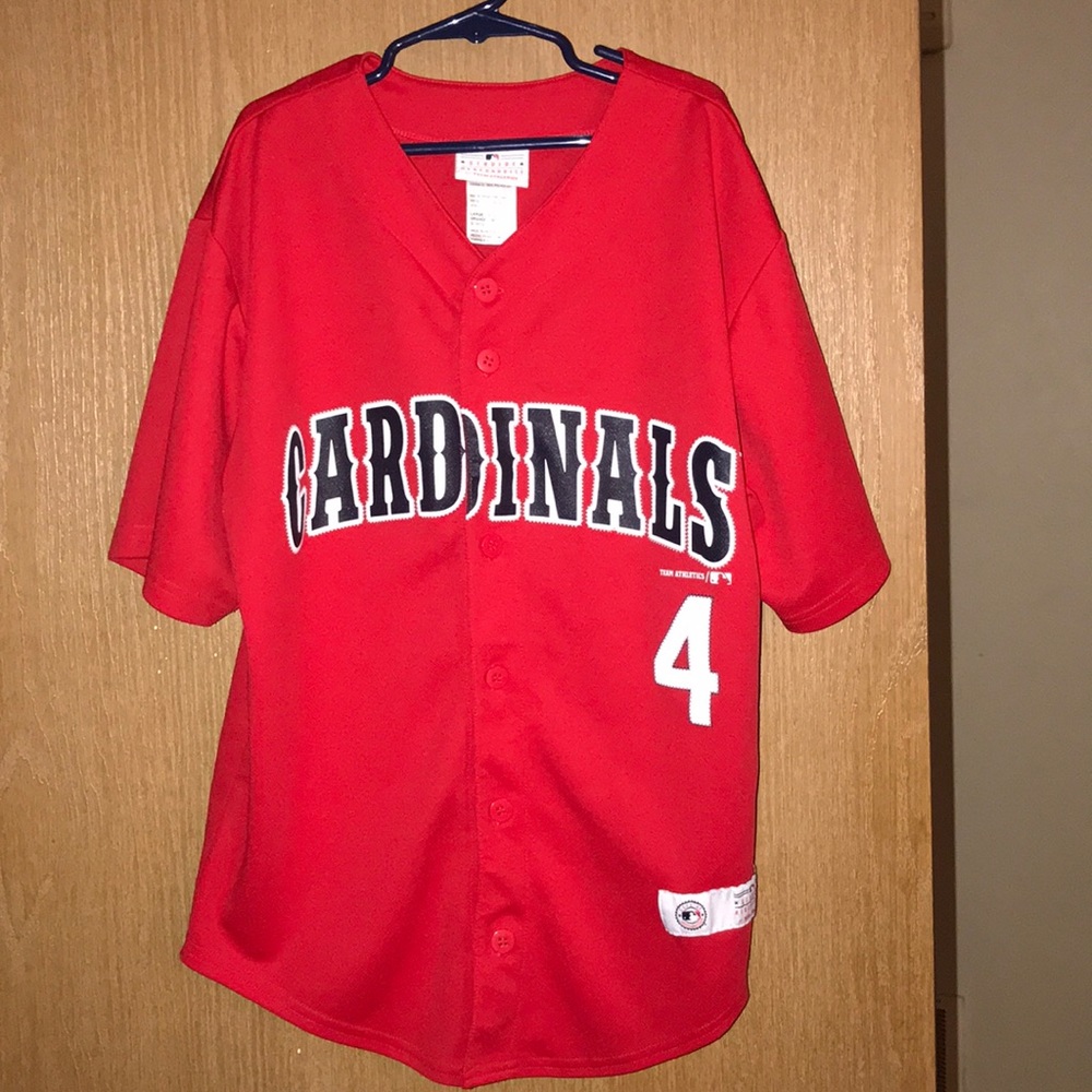 Yadi Molina button up jersey